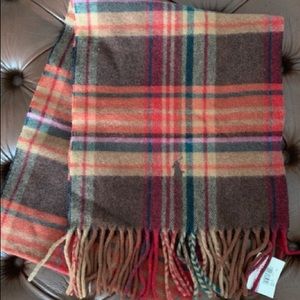 Polo Ralph Lauren Wool Plaid Scarf